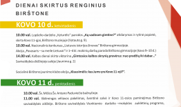 KVIEČIAME Į LIETUVOS NEPRIKLAUSOMYBĖS DIENAI SKIRTUS RENGINIUS BIRŠTONE