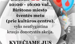 Kraujo donorystės akcija Birštone