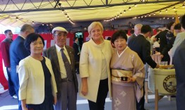Birštono merė dalyvavo Japonijos pratybų Eskadros pasitikimo Lietuvoje renginyje