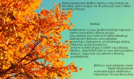 Sveikinimas Vietos savivaldos dienos proga
