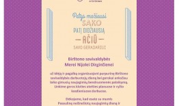 Neišnešiotų naujagimių asociacija: patys mažiausi sako didžiausią ačiū!