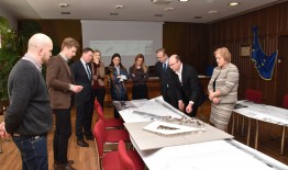 Jaunieji KTU architektai Birštono savivaldybėje pristatė geriausius savo darbus