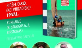 Birželio 8 dieną vyks knygos „Nemunu per Lietuvą“ pristatymas