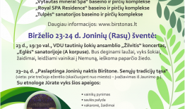 Joninių renginiai Birštone prasideda jau šiandien!