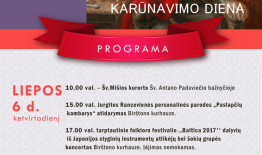 Kviečiame į Valstybės dienai skirtus renginius Birštone