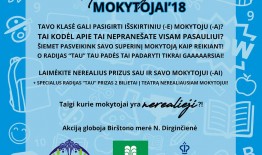 Mokytojų dieną švęskime kitaip – dalyvaujant akcijoje „Nerealieji mokytojai 2018“!
