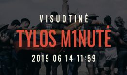 Birželio 14-ąją – Gedulo ir vilties dieną  – Visuotinė tylos minutė