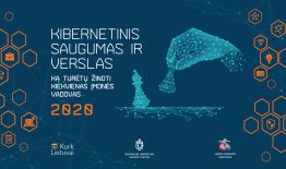 Išleistas leidinys „Kibernetinis saugumas ir verslas. Ką turėtų žinoti kiekvienas įmonės vadovas“