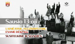 Uždekime vienybės žvakes Sausio 13-ąją – atkurtos Lietuvos Nepriklausomybės gynimo  30-mečio proga!