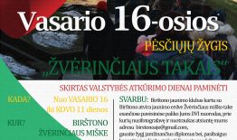 Tradiciniu tapęs pėsčiųjų žygis „Žvėrinčiaus takais“ kviečia saugiai ir aktyviai praleisti laiką gryname ore