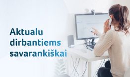 Daugiau dirbančių savarankiškai turės teisę gauti 260 eurų išmoką
