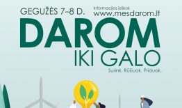 Kviečiame dalyvauti viešųjų erdvių tvarkymo akcijoje „Mes darom“!