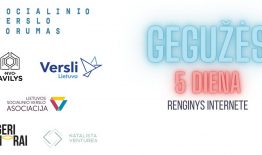 Socialinio verslo ir socialinių inovacijų bendruomenės renginys gegužės 5-ąją