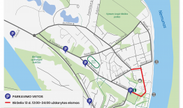 Informacija dėl automobilių eismo ribojimo šventinio savaitgalio „Renkuosi Birštoną“ metu