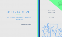 Atviros Vyriausybės grupės organizuojamose viešosiose konsultacijose