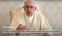 Vatikano Popiežius Francis ragina skiepytis vardan meilės artimui