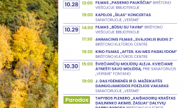 Renginiai Birštone spalio 25–31 dienomis