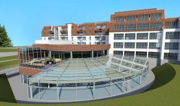 Informacinis pranešimas apie Poilsio paskirties pastato „Royal Spa Residence“-1a. SPA bendrojo naudojimo patalpų ir naujo priestato prie esamo baseino statybos projektinius pasiūlymus