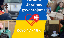 Caritas skelbia daiktų rinkimo iniciatyvą Ukrainos žmonėms kovo 17–18-ąją