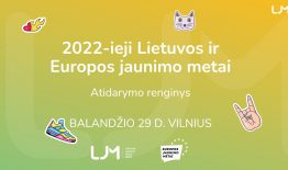 Jaunimo metų atidarymo renginys Vilniuje