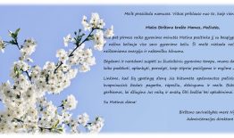 Savivaldybės vadovų sveikinimas Motinos dienos proga
