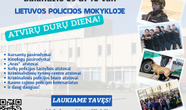 Lietuvos policijos mokykloje – Atvirų durų diena