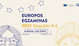 Europos egzaminas gegužės 9 d.