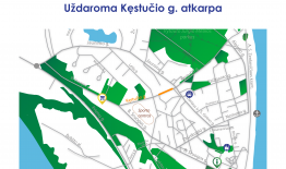 Birštoniečių dėmesiui – laikinai ribojamas eismas Kęstučio g. atkarpoje