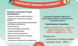 Nemajūnų dienos centras kviečia vaikus į vasaros stovyklą