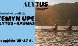 Kviečiame į kultūrinę ekspediciją „Žemyn upe: Alytus – Kaunas“