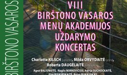 Kviečia Birštono vasaros menų akademija 2022