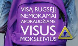 Akciją „Apsaugok mane“ organizuojanti  draudimo bendrovė „Lietuvos draudimas“ Birštono mokiniams visą rugsėjį dovanoja nemokamą draudimą