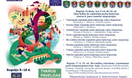 Rugsėjo 16 d. kviečiame aplankyti regioninių parkų ekspozicijas