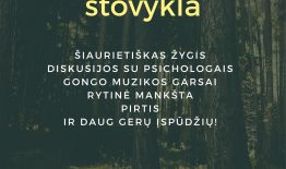 Rugsėjo 24–25 d. praleiskite patyriminėje stovykloje