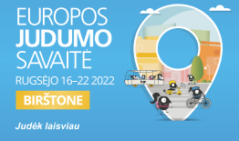 Europos judumo savaitės 2022 renginiai ir veiklos Birštone