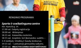 #BeActive Sporto naktis Birštone!