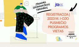 Prasidėjo registracija į Jaunimo savanoriškos tarnybos programos 2023  m. I pusmečio vietas