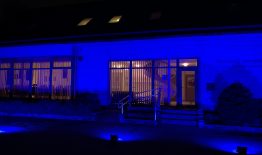 Paminėta Pasaulinė diabeto diena: Birštono parapijos „Carito“ bendruomenės namai nušviesti mėlyna spalva