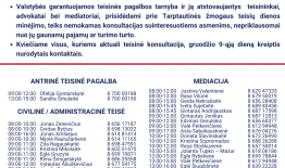 Minint žmogaus teisių dieną – nemokamos konsultacijos