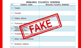 Migracijos departamento vardu prisidengę sukčiai bando rinkti duomenis apie Ukrainos karo pabėgėlius
