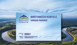 Priimami prašymai įsigyti naujo dizaino Birštoniečio kortelę