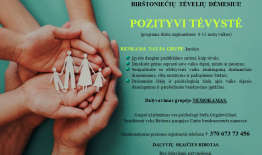 Birštoniečių, auginančių 6–12 m. vaikus, dėmesiui