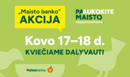 Jau šį penktadienį prasideda pavasarinė „Maisto banko“ akcija