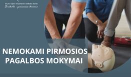 Kviečiame dalyvauti pirmosios pagalbos mokymuose