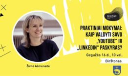 Birštono „Spiečiuje“ vyks mokymai kaip valdyti savo paskyras „YouTube“ ir „LinkedIn“ socialiniuose tinkluose