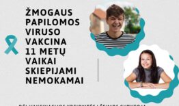 Informacija tėvams apie vaikų skiepijimą nuo žmogaus papilomos viruso (ŽPV) infekcijos