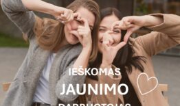 Darbo pasiūlymas Jaunimo darbuotojui
