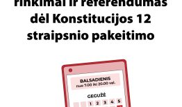 Svarbi informacija rinkėjams: kada ir kur balsuoti
