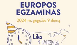 Europos egzaminas gegužės 9 d.
