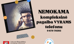 Pagalba vyrams, esantiems krizinėse situacijose